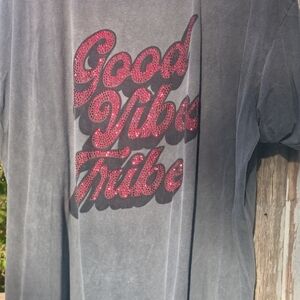 Fashion Nova Charcoal Gray Tee